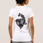 T-shirt design 1 voor vrouwen (Achterkant)