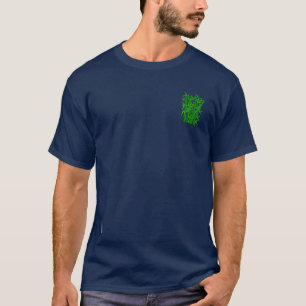 T-shirt design met bamboe Grow with the Flow