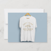 T-shirt design met mooie logo