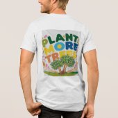 T-shirt design Plant Meer Bomen, (Achterkant)