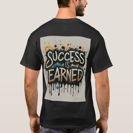 T-shirt Design: Reis naar vreugde (Achterkant)