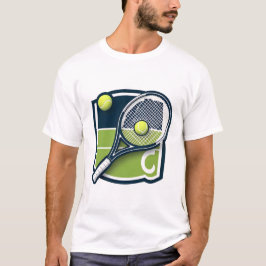 T-shirt design tennis