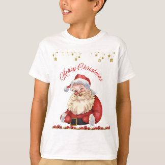 T-Shirt Design voor Kinderen - Christmas Design T-