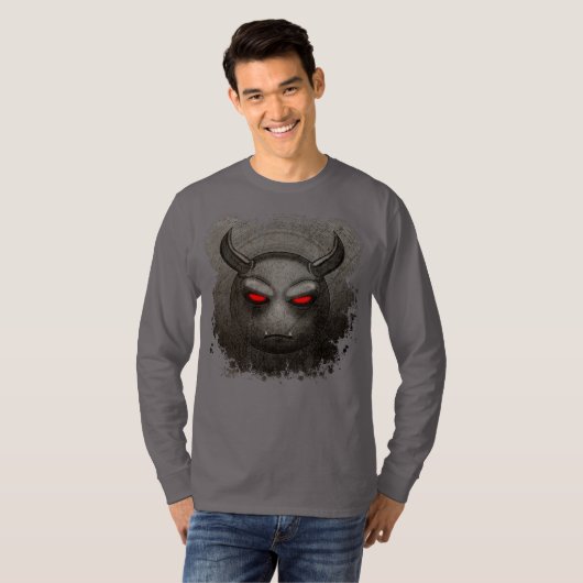 T-shirt Devilmoji Vintage (Voorkant volledig)