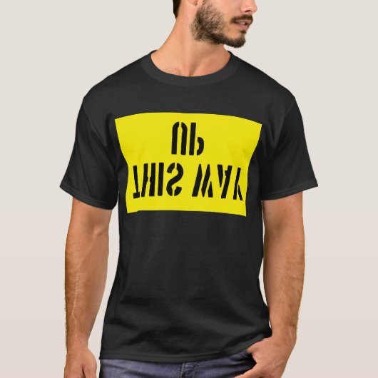 T-Shirt 'Deze kant boven' (Voorkant)