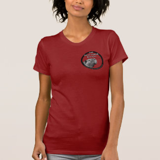 T-SHIRT DHS-dames - Rood
