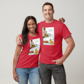 T-Shirt Dick en Jane en Puff 1950 School (Unisex)