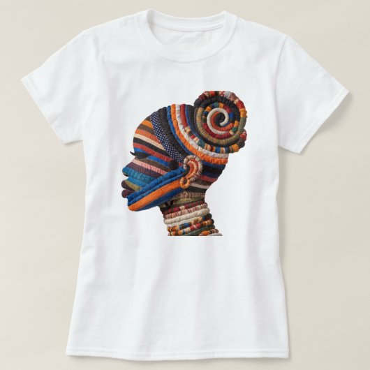 T-shirt die de kunst van quilten viert (Design voorkant)