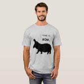 T-SHIRT DIERLIJKE HIPPO (Voorkant volledig)