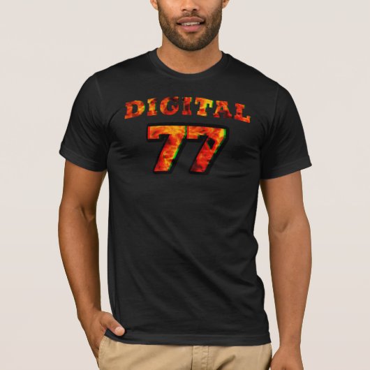 T-shirt Digitaal 77 (Voorkant)