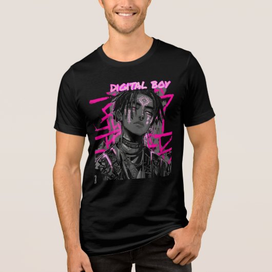 T-shirt Digitale jongen (Voorkant)