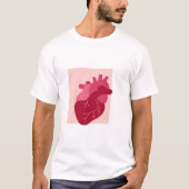 T-shirt dinámico con corazón   (Voorkant)
