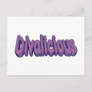 T-SHIRT Divalicious Briefkaart