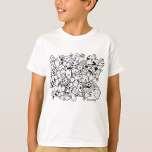 T-shirt doedle art voor kinderen