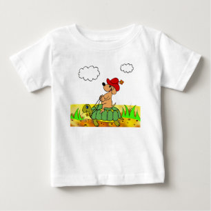 T-shirt " dog " van grappige baby ' s