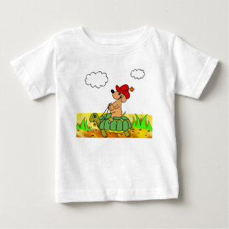 T-shirt " dog " van grappige baby ' s