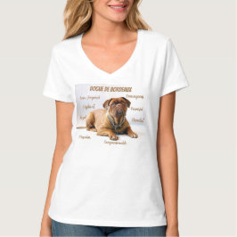 T-Shirt Dogue de Bordeaux Persoonlijkheid