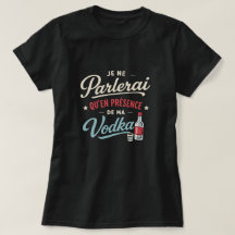 T-shirt Donkere Vodka