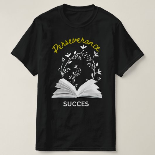 T-shirt "Doorzettingsvermogen betekent succes" Bew (Design voorkant)