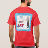 T Shirt Dr Great Art Flaming Brush (Achterkant)