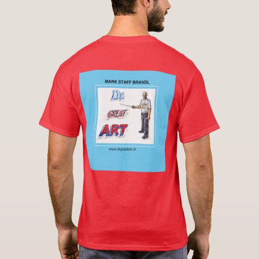 T Shirt Dr Great Art Flaming Brush (Achterkant)