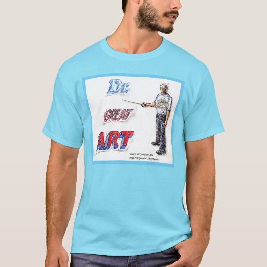 T-Shirt Dr Great Art Logo (Voorkant)
