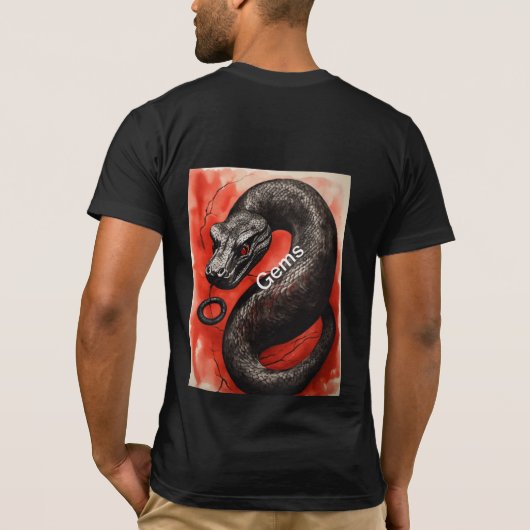 T-SHIRT _Dragan Design mode show (Achterkant)