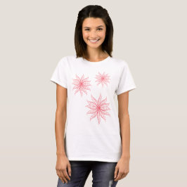 T-shirt - Driedaagse rode bloesems