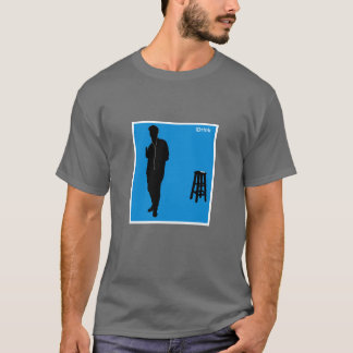 t-shirt drinken - Grijze Powell - Mannen (zwart en
