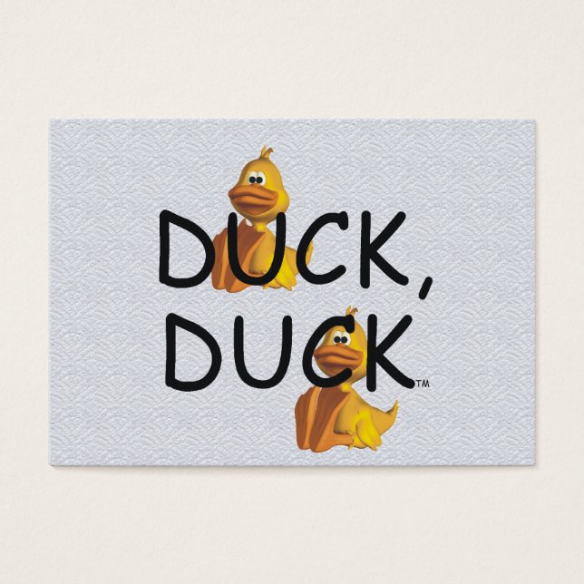 T-SHIRT Duck Duck Visitekaartjes (Voorkant)