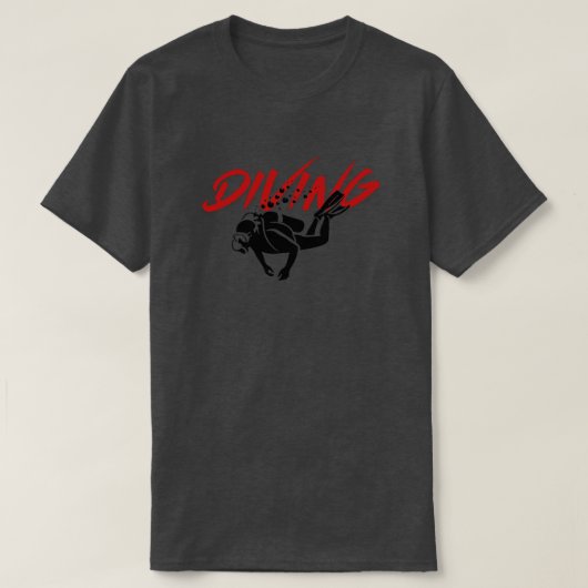 T-Shirt duiken (Design voorkant)