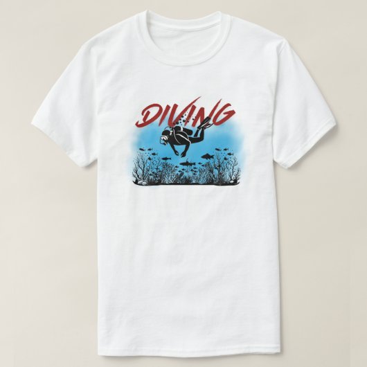 T-Shirt duiken (Design voorkant)