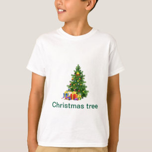 T-shirt Een feestelijke viering van kerstbomen