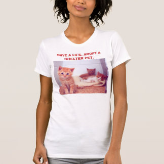 t-shirt 'Een Shelter Pet aannemen'