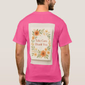 T-shirt – eenvoudige boodschap, grote impact (Achterkant)