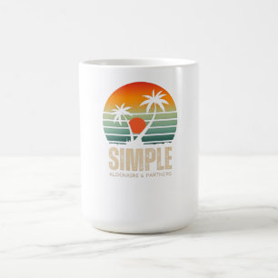 T-shirt Eenvoudige Zonsondergang - Tropisch sfeer Koffiemok