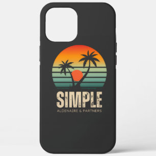 T-shirt Eenvoudige Zonsondergang - Tropisch vibes  Case-Mate iPhone Case