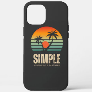 T-shirt Eenvoudige Zonsondergang - Tropisch vibes  Case-Mate iPhone Case