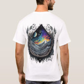 T-shirt, eenzaam t-shirt (Achterkant)