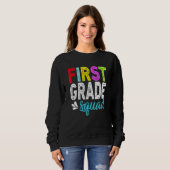 t-shirt eerste graad leraar student (Voorkant volledig)