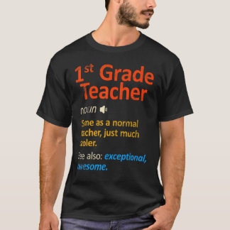 T-shirt eerste klas leraren eerste klas leraar eer