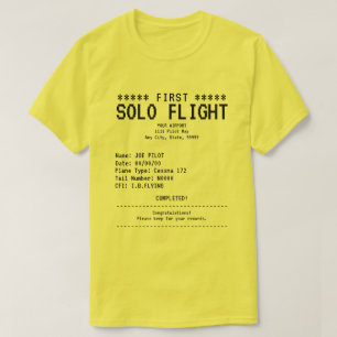T-shirt Eerste Solovlucht