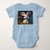 T-Shirt Egg-citing Bunny Brigade: A Cartoon Extrav (Achterkant)