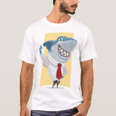 T-Shirt Elegant shark (Voorkant)