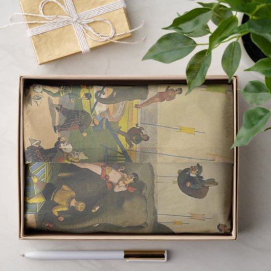 T-SHIRT Elephant Acrobat Tissuepapier (Geschenk)