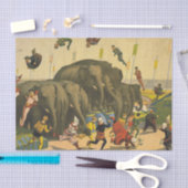 T-SHIRT Elephant Acrobat Tissuepapier (Craft)