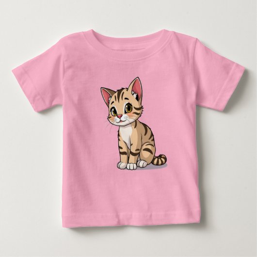 T-shirt en jersey fin pour bébés (Voorkant)