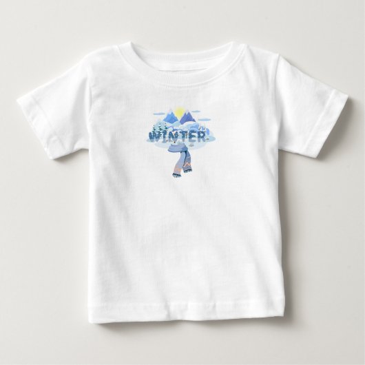 T-shirt en jersey fin pour bébés (Voorkant)