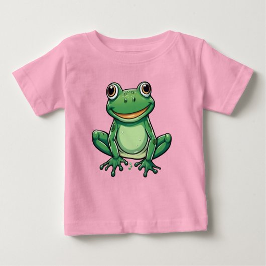 T-shirt en jersey fin pour bébés (Voorkant)