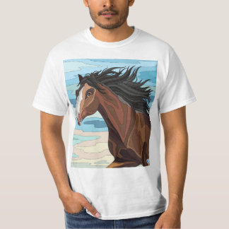 T-shirt en nieuwe afvoer